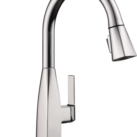 Peerless® Xander Single Handle High Arc Pull Down Kitchen Faucet, Chrome