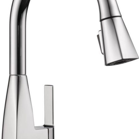 Peerless® Xander Single Handle High Arc Pull Down Kitchen Faucet, Chrome