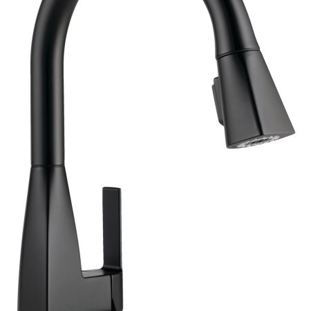 Peerless® Xander Single Handle Pull Down Kitchen Faucet, Black