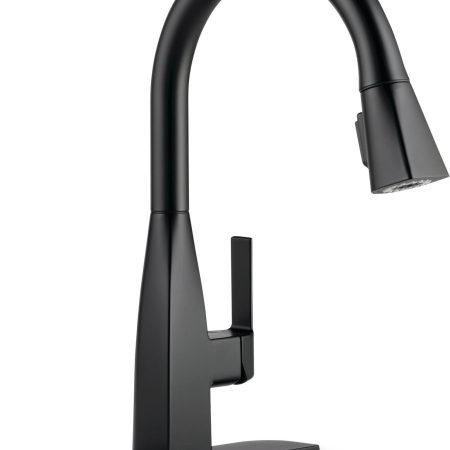 Peerless® Xander Single Handle Pull Down Kitchen Faucet, Black