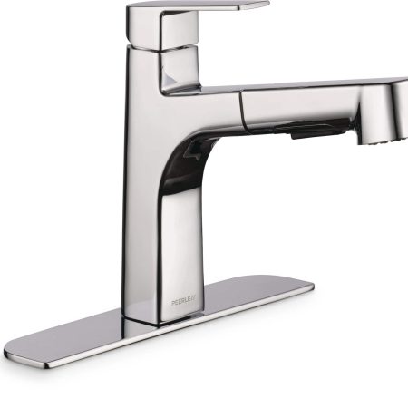 Peerless® Xander Single Handle Pull Out Kitchen Faucet, Chrome