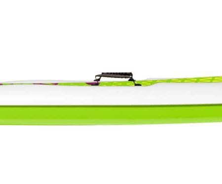 Pelican Flow 106 1-Person Stand Up Paddle Board, White/Green, 10.6-ft