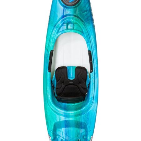 Pelican Maxim 100NXT Sit-in 1-Person Kayak, Aquamarine/White, 10-ft