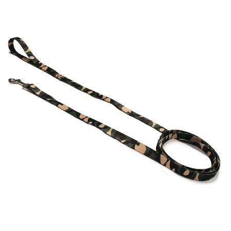 Perri's Camouflage Green Dog Leash, Assorted Sizes