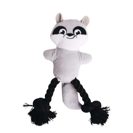 Petco Plush Racoon with Rope Dog Toy