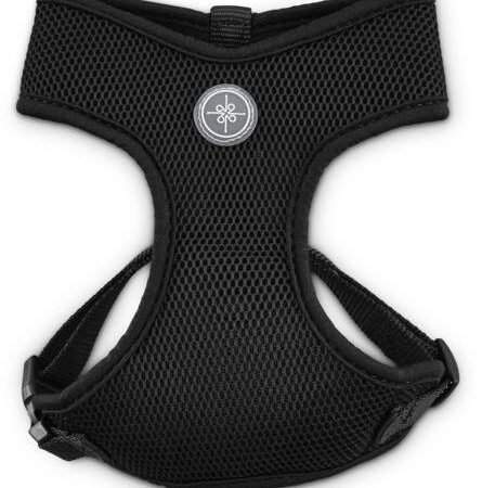 Petco Black Mesh Step-In Dog Harness Vest, Adjustable Straps, Medium