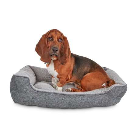 Petco Nester Dog Bed, 32-in x 24-in, Grey