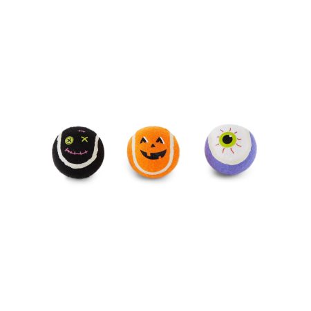 Petco Halloween Character Tennis Ball, 3-pk