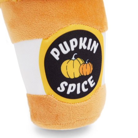 Petco Halloween Pumpkin Spice Plush Dog Toy, 9-in