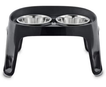 Petco Double Diner Stainless Steel Dog Bowls, Dishwasher Safe and BPA Free For Food and Water, 2 x 5-cups