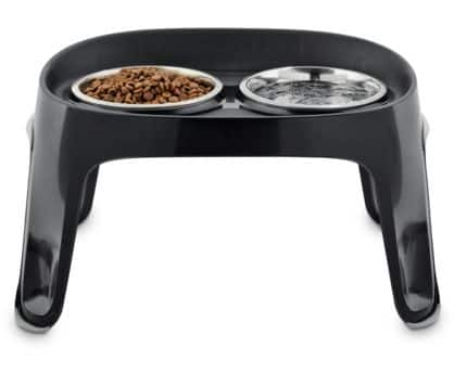 Petco Double Diner Stainless Steel Dog Bowls, Dishwasher Safe and BPA Free For Food and Water, 2 x 5-cups