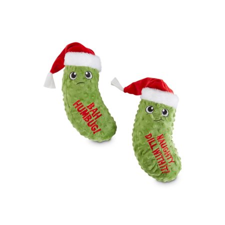 Merry Makings at Petco Pickle Squeaky Dog Toy, Assorted Styles, 12-in