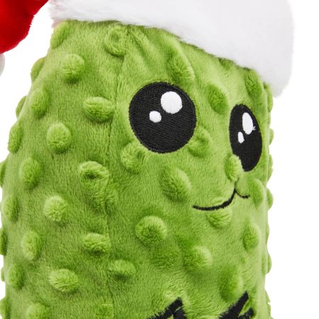 Merry Makings at Petco Pickle Squeaky Dog Toy, Assorted Styles, 12-in