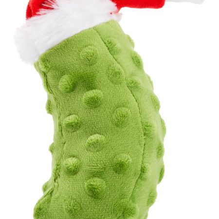 Merry Makings at Petco Pickle Soft Plush Squeaky Dog Toys, Assorted Styles, 6-in