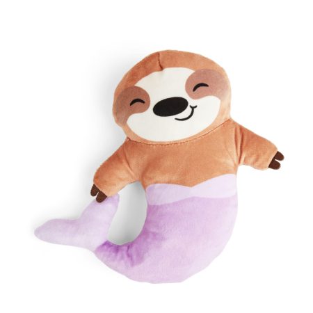 Petco Plush Sloth Mermaid Dog Toy, 9-in