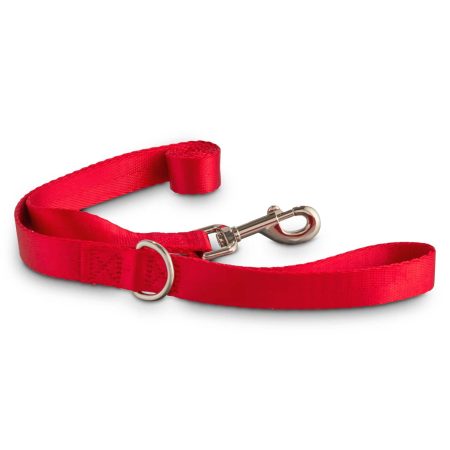 Petco Red Nylon Dog Leash, 4-ft