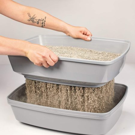 So Phresh Sifting Cat Litter Box, Grey