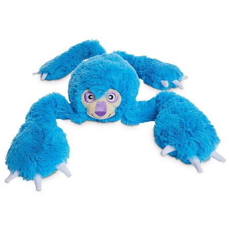 Petco Squeak Plush Super Sloth Long Limbs, Assorted Colours Dog Toy