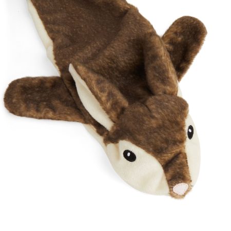 Petco Unstuffed Squeak Plush Rabbit Dog Toy, Large