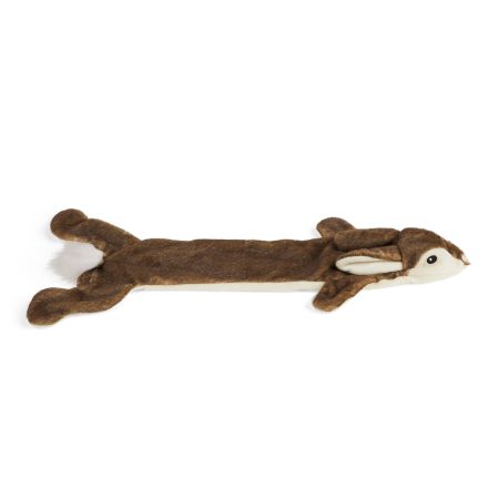 Petco Unstuffed Squeak Plush Rabbit Dog Toy, Large