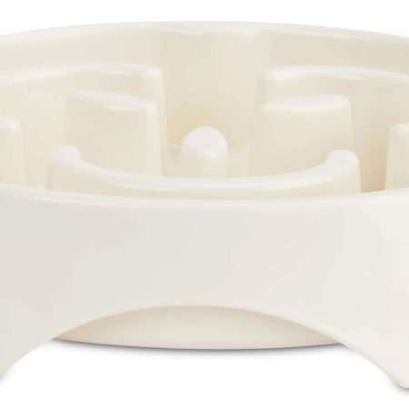 Petco White Slow Feeder Dog Bowl, 1.6-cup