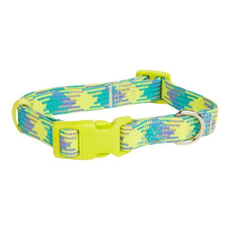 Petco Reflective Yellow/Blue Dog Collar