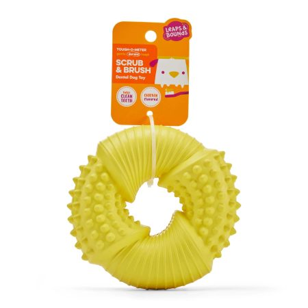 Petco Yellow Ring Dental Dog Chew Toy, Extra Small