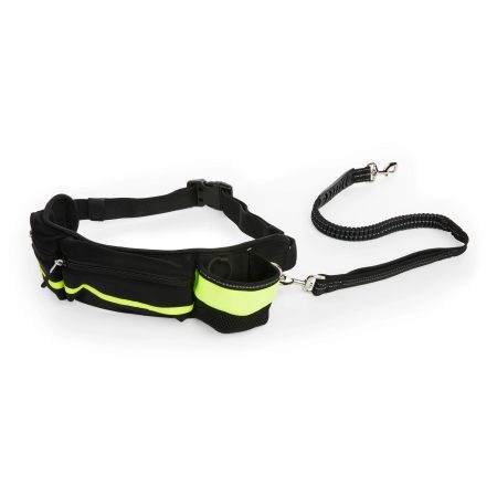 Petco Yellow Running Belt & Dog Leash Set