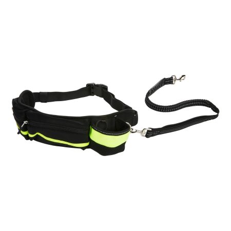 Petco Yellow Running Belt & Dog Leash Set