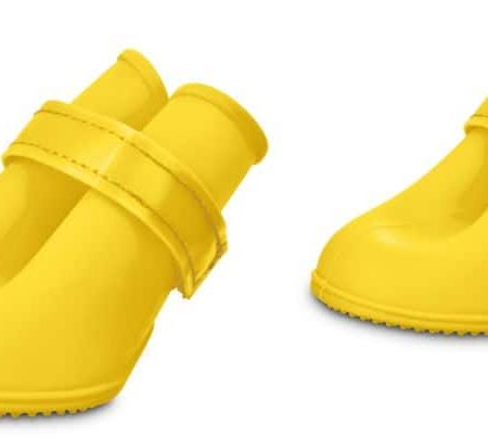 Petco Silicone Dog Boots, Waterproof , Medium, Yellow