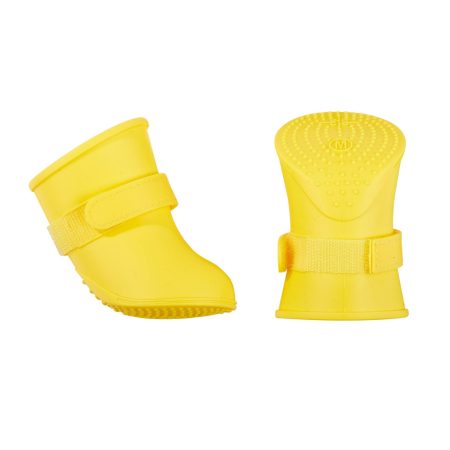 Petco Silicone Dog Boots, Waterproof , Small, Yellow