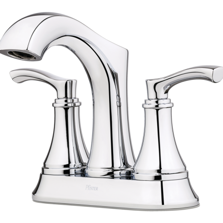 Pfister Auden Double Handle 4-in Centerset Bathroom Sink Faucet, WaterSense® Certified, Chrome