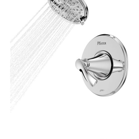 Pfister Auden Single Handle Bathtub & Shower Faucet, Chrome