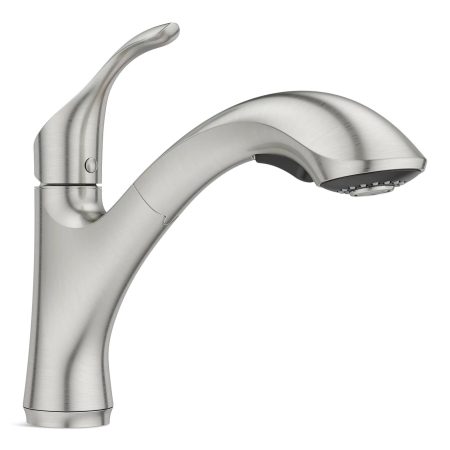 Pfister Corvo Single Handle Pull Out Kitchen Faucet, Stainless Steel