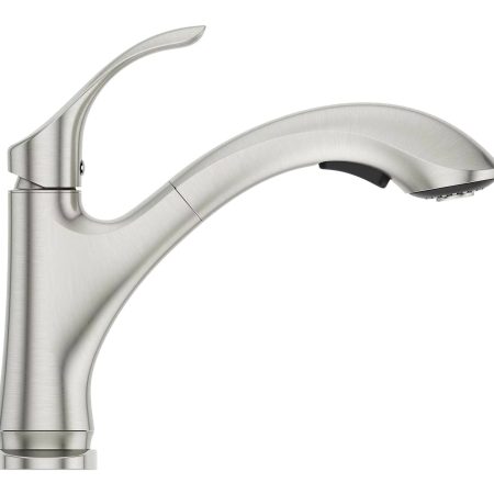 Pfister Corvo Single Handle Pull Out Kitchen Faucet, Stainless Steel