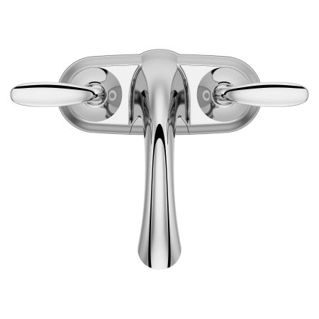 Pfister Pasadena Double Handle 4-in Centerset Bathroom Sink Faucet, WaterSense® Certified, Chrome