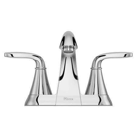 Pfister Pasadena Double Handle 4-in Centerset Bathroom Sink Faucet, WaterSense® Certified, Chrome