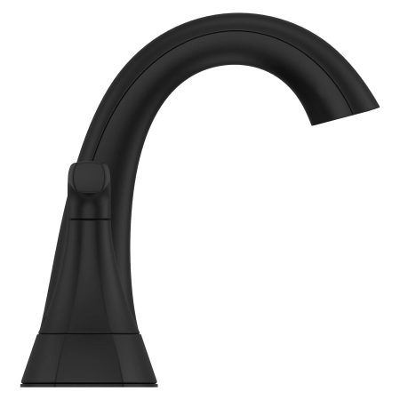 Pfister Rancho Double Handle 4-in Centerset Bathroom Sink Faucet Push & Seal™ Drain, WaterSense® Certified, Matte Black