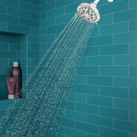 Pfister Restore 3-Setting Fixed Spray Shower Head, Chrome