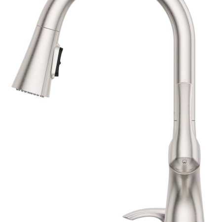 Pfister Seahaven Single Lever Kitchen Faucet with Pfast Connect™, High Arc, Stainless Steel