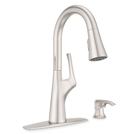 Pfister Seahaven Single Lever Kitchen Faucet with Pfast Connect™, High Arc, Stainless Steel