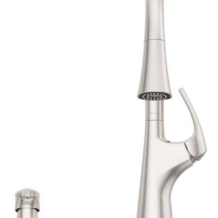 Pfister Seahaven Single Lever Kitchen Faucet with Pfast Connect™, High Arc, Stainless Steel