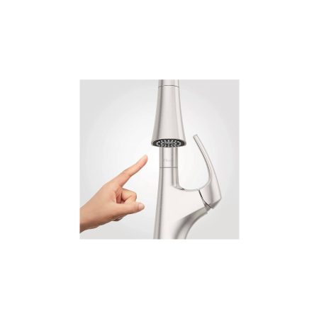 Pfister Seahaven Single Lever Kitchen Faucet with Pfast Connect™, High Arc, Stainless Steel