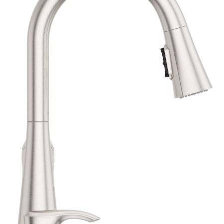 Pfister Seahaven Single Lever Kitchen Faucet with Pfast Connect™, High Arc, Stainless Steel