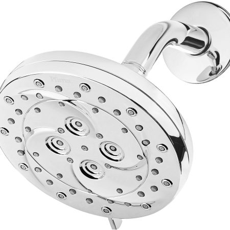 Pfister Thermoforce 6-Setting Fixed Wall Mount Spray Shower Head, WaterSense® Certified, Chrome