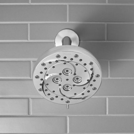 Pfister Thermoforce 6-Setting Fixed Wall Mount Spray Shower Head, WaterSense® Certified, Chrome