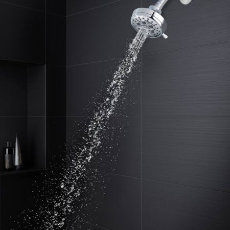 Pfister Vie 5-Setting HydroDrench™ Fixed Spray Shower Head, Chrome