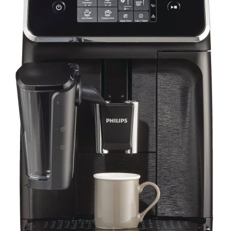 Philips 2200 Series Fully Automatic Espresso & Cappuccino Maker w/ Milk Frother, Black