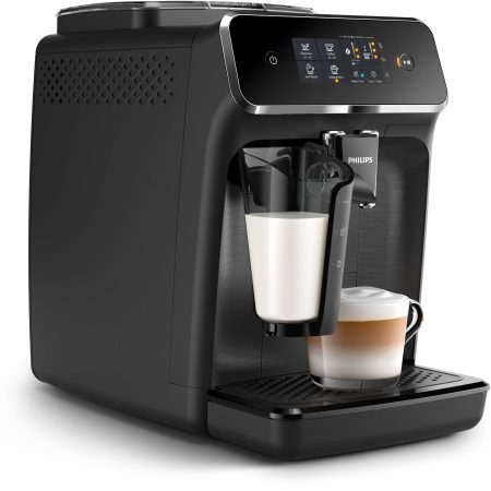 Philips 2200 Series Fully Automatic Espresso & Cappuccino Maker w/ Milk Frother, Black