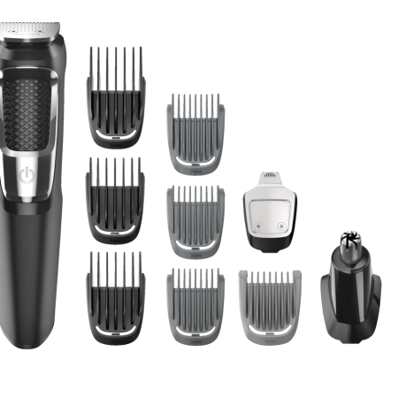 Philips Multigroom Series 3000 All-In-One Rechargeable Cordless Hair Trimmer, 10-pc